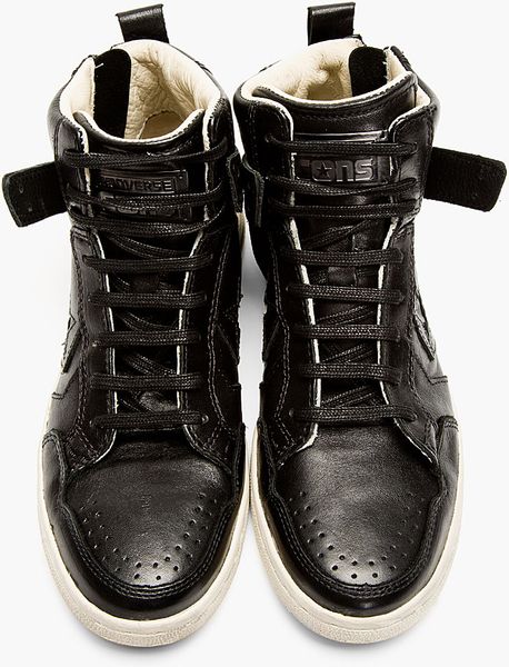 leather zipper converse