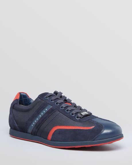 hugo boss navy blue sneakers