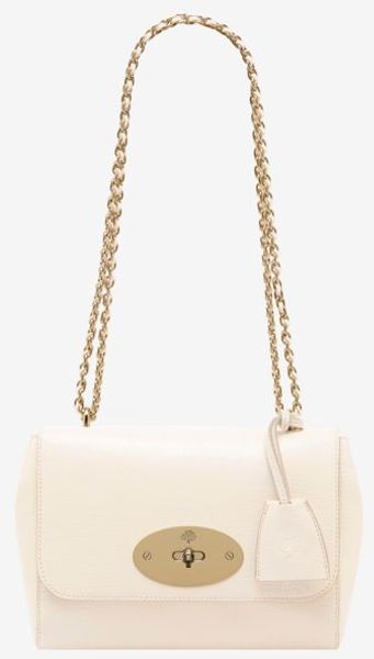 white shoulder strap purse