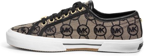 michael michael kors granger canvas trek sneaker