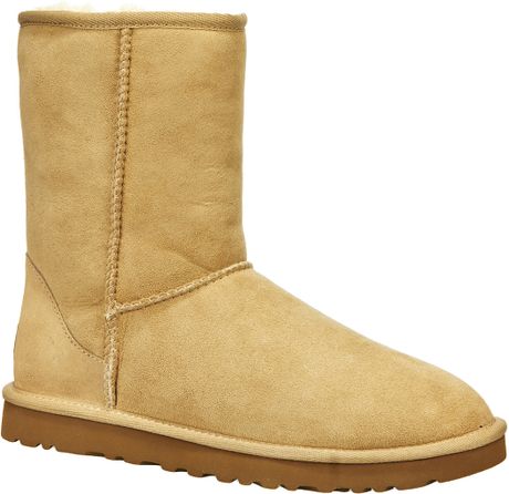 w classic short leather ugg