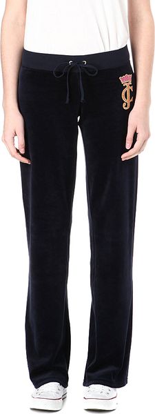 velour jogging pants