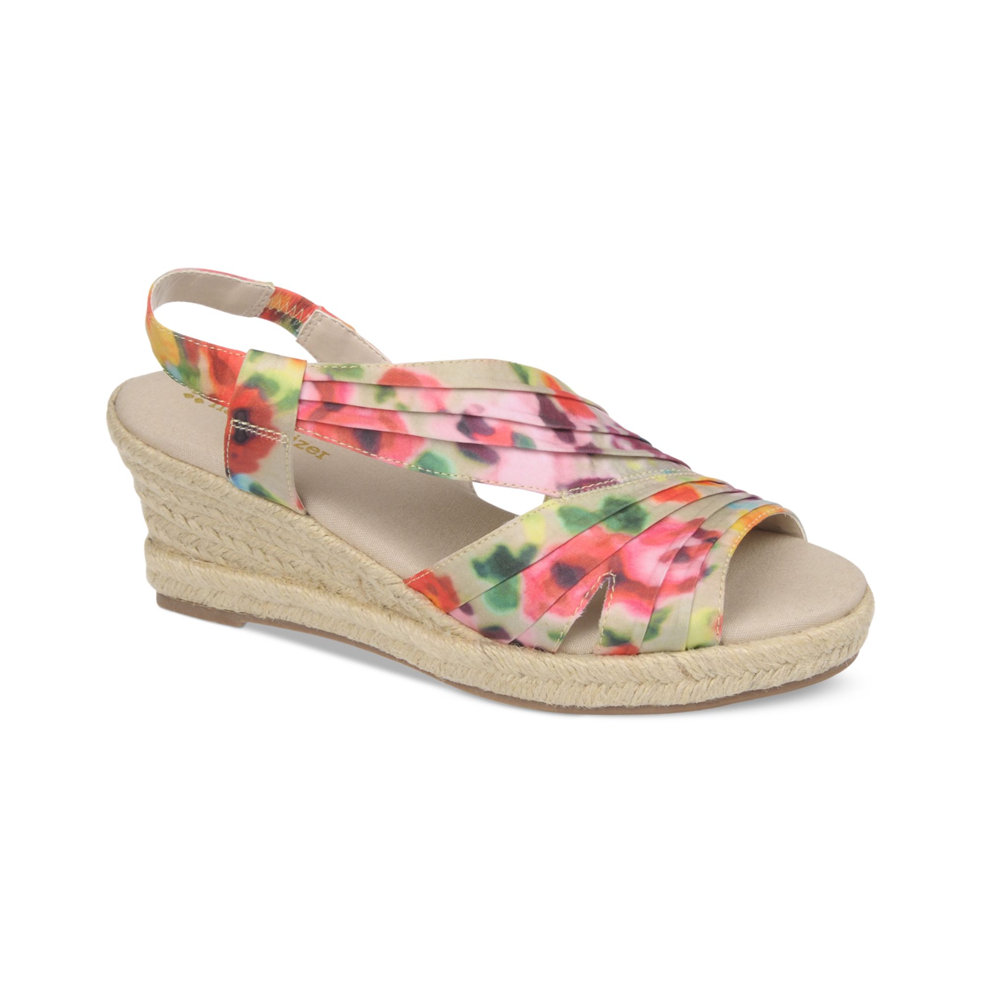 Naturalizer heels wedges wedge sandals in Floral | Lyst