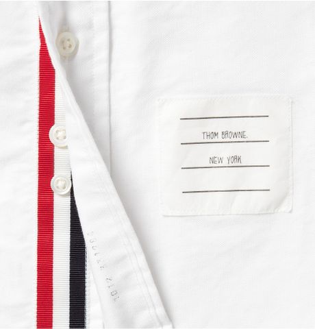 thom browne buttondown oxford collar shirt