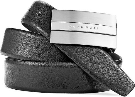mens leather belt hugo boss