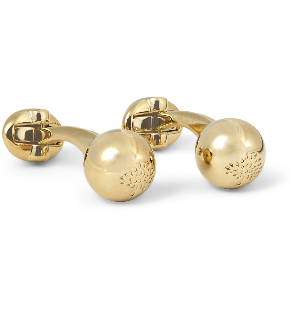 Mulberry Spherical Cufflinks in Gold for Men Lyst