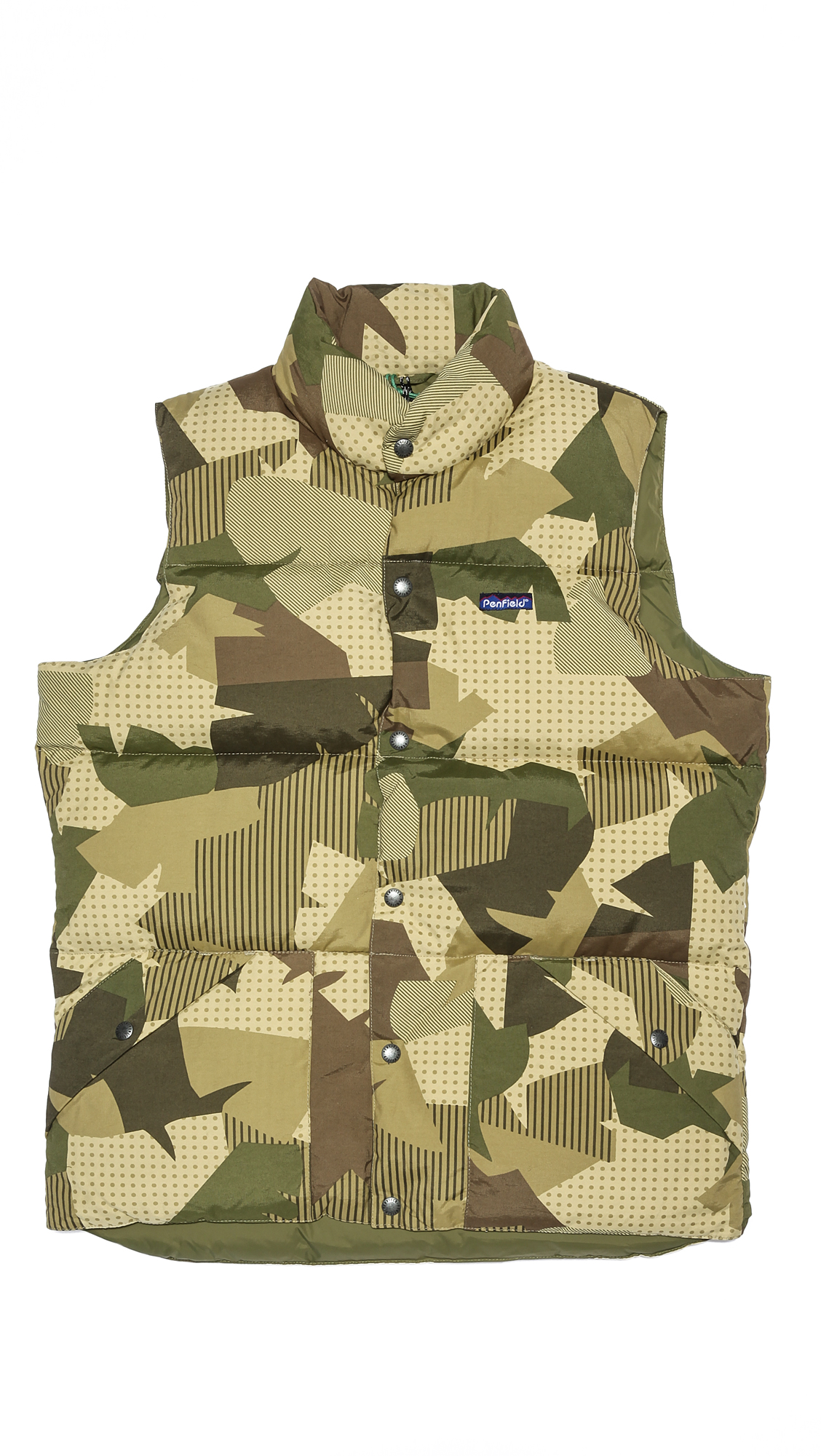 Penfield Outback Camo Down Vest in Green for Men (Camo) Lyst