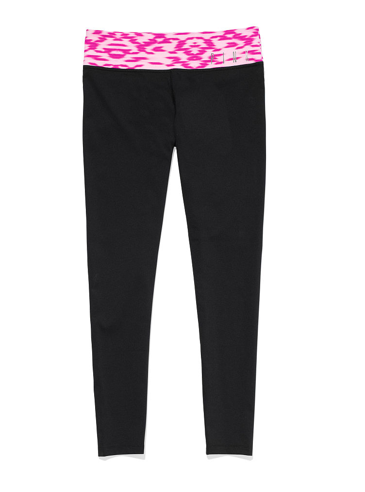 Victoria's Secret Ultimate Reversible Yoga Legging in Black (pink/pink