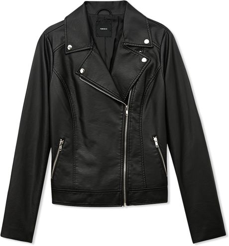 Forever 21 Chic Girl Moto Jacket in Black