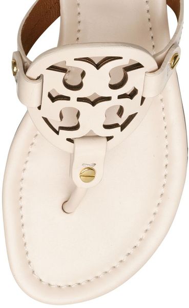 tory burch beige miller sandals