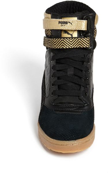 puma sky wedge sneakers