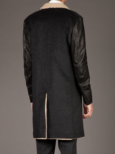 Mens Shearling Overcoat CW877158