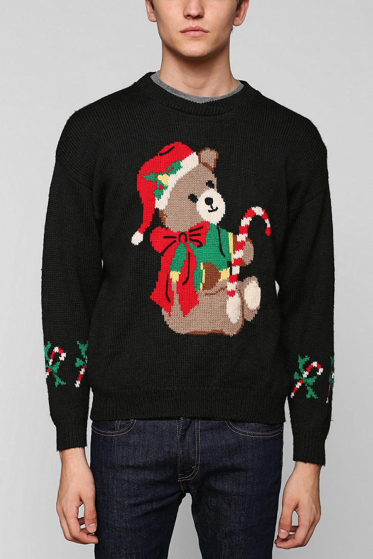 Urban Outfitters Urban Renewal Vintage Ugly Christmas Sweater in Black ...