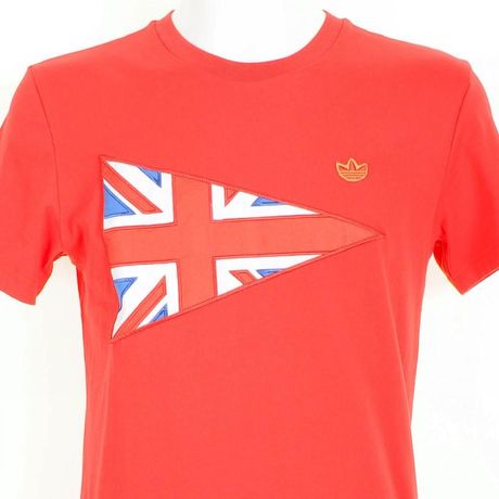 Adidas T Shirt in Red for Men | Lyst
