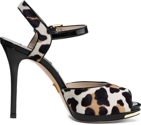 Michael Kors Bailee Leopard print Sandal in Animal (SUNTAN LEOPARD ...