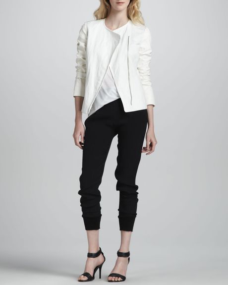 black silk jogger pants