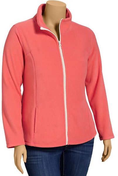 Old Navy Plus Performance Fleece Jackets in Pink (Coral Integrity)