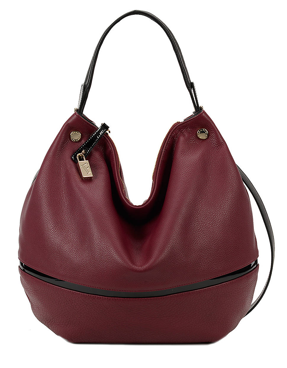 Furla Montmartre Cervo Patent Leather Hobo Bag in Red | Lyst