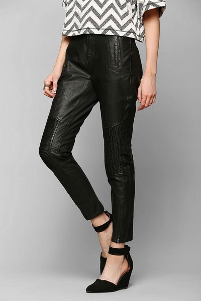 Urban Outfitters Silence Noise Midrise Vegan Leather Moto Pant in ...