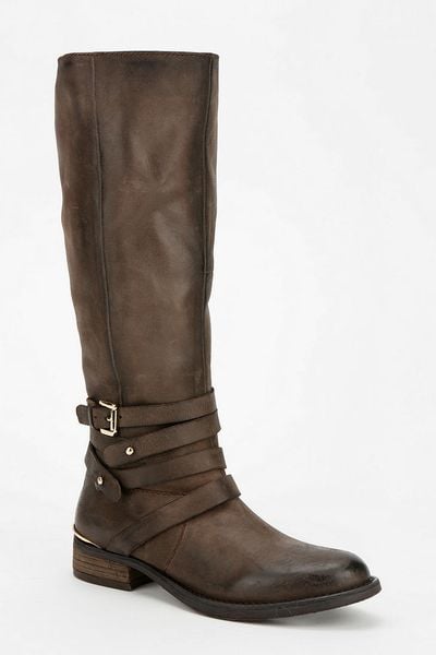 ... Outfitters Steve Madden Albany Anklewrap Riding Boot in Brown | Lyst