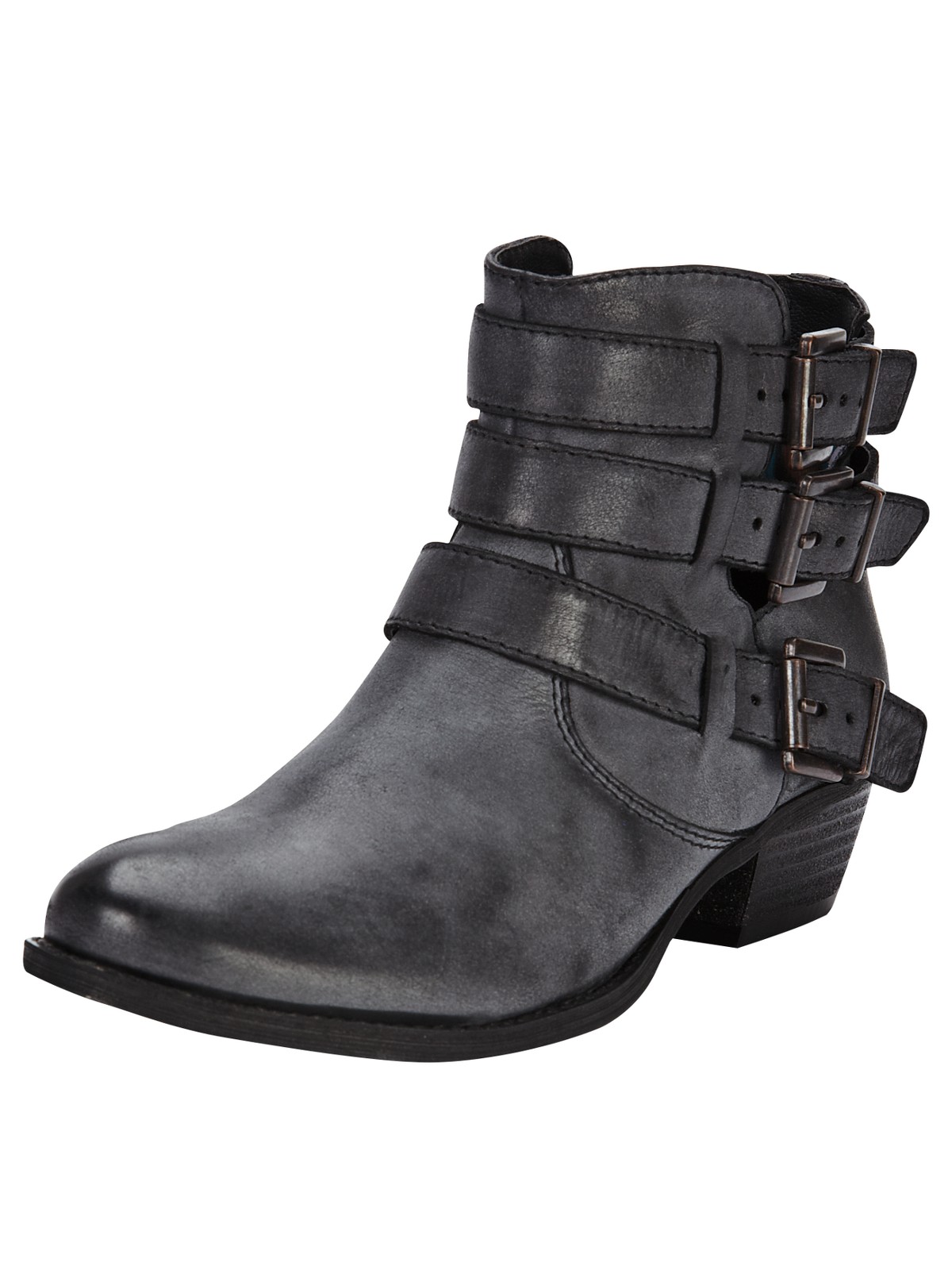 moda in pelle biker boots
