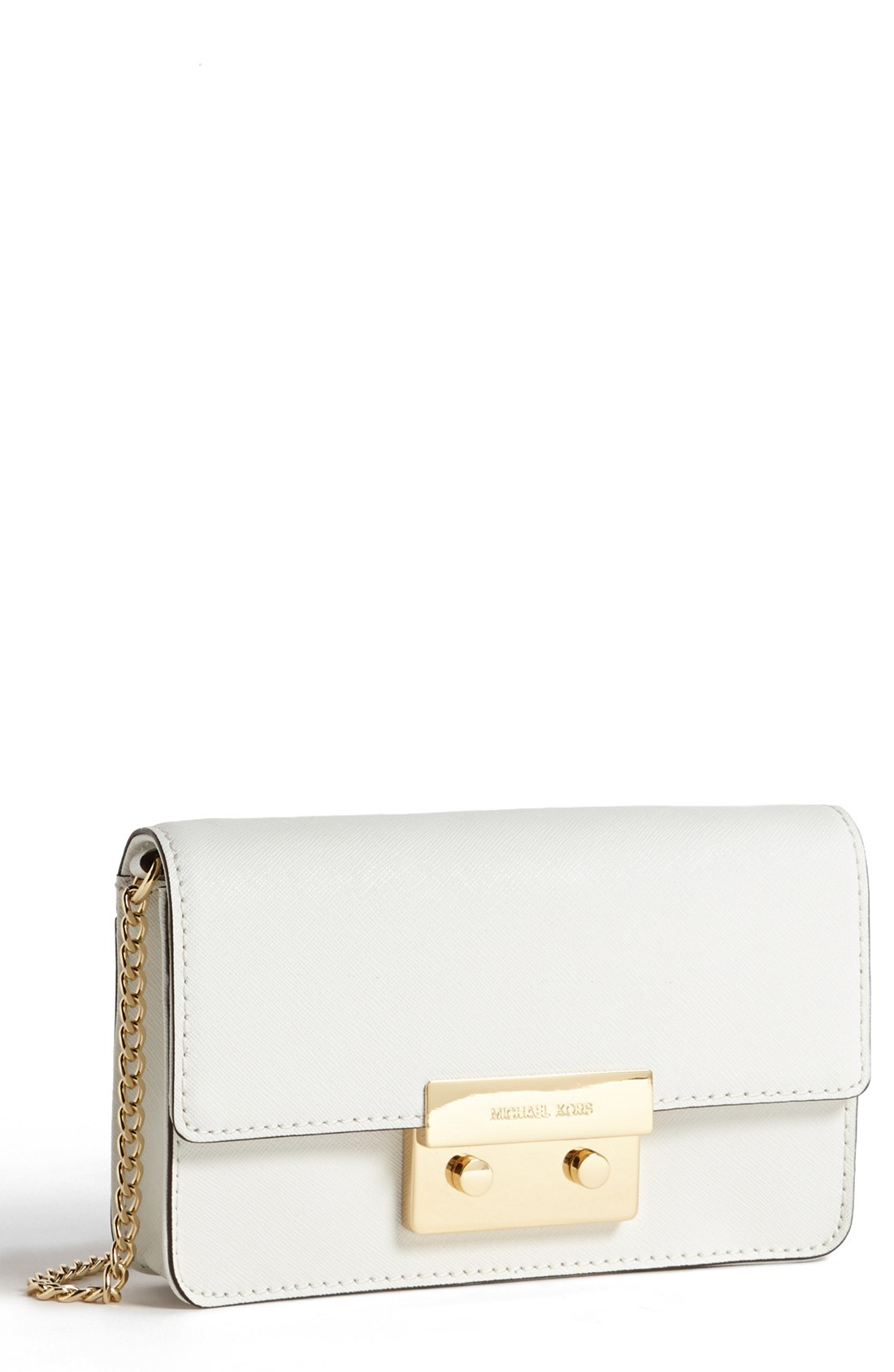 Michael Michael Kors Sloan Chain Crossbody Bag In White (optic White 