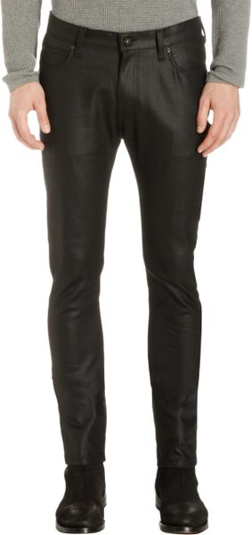 men black stacked jeans