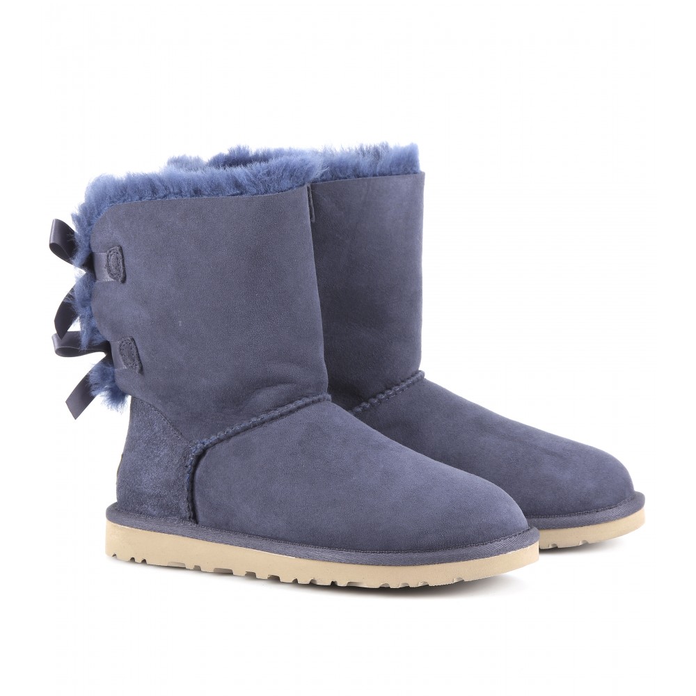 Ugg Bailey Bow Boots in Blue (navy) | Lyst