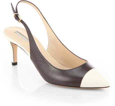 bicolor slingback