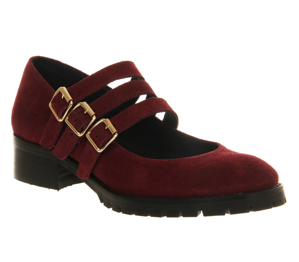 burgundy mary jane flats