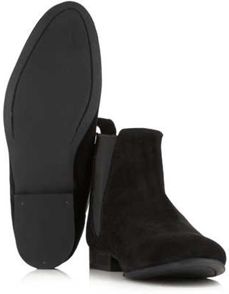 topman black suede boots