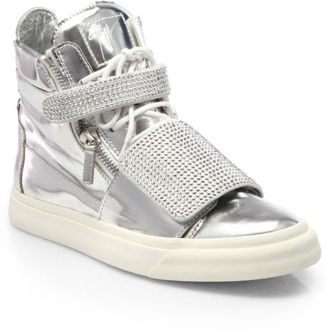 silver giuseppe shoes