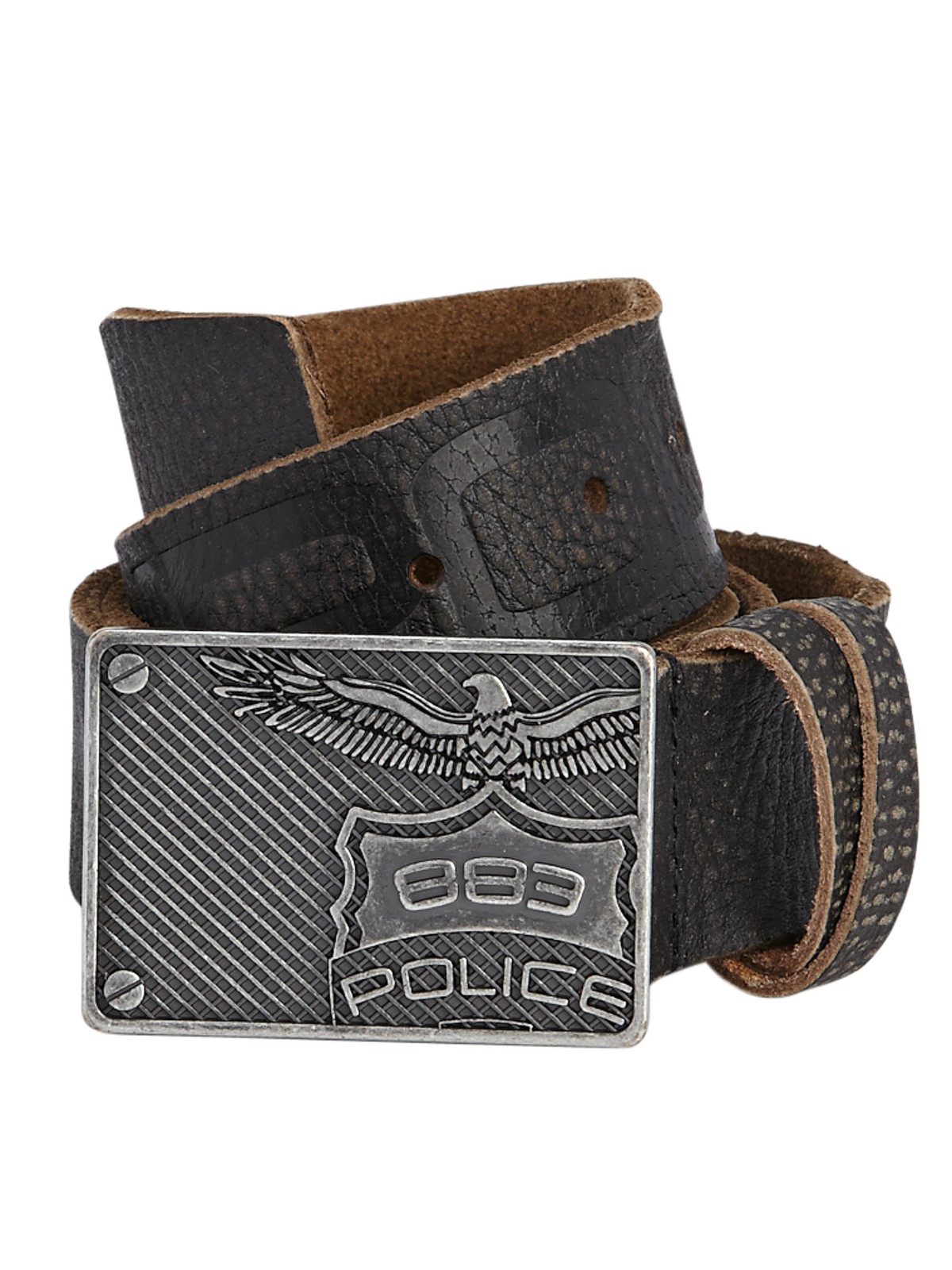Police Police Leather Juno Mens Belt in Black for Men Lyst