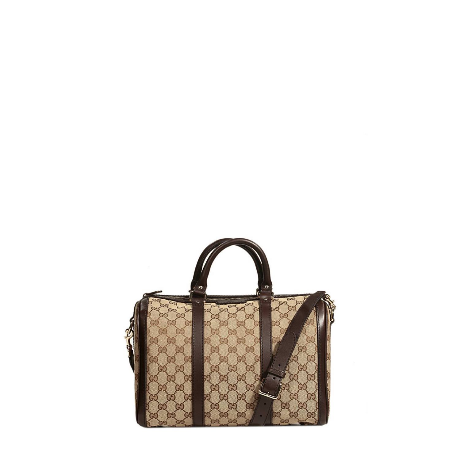 Gucci Handbag Vintage Web Large Trunk Bag Gg in Brown | Lyst