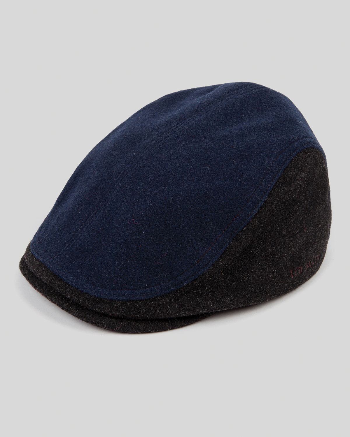 Ted Baker Carting Wool Flat Cap in Blue for Men (Navy) Lyst