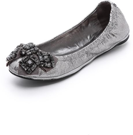 tory burch flats with elastic band