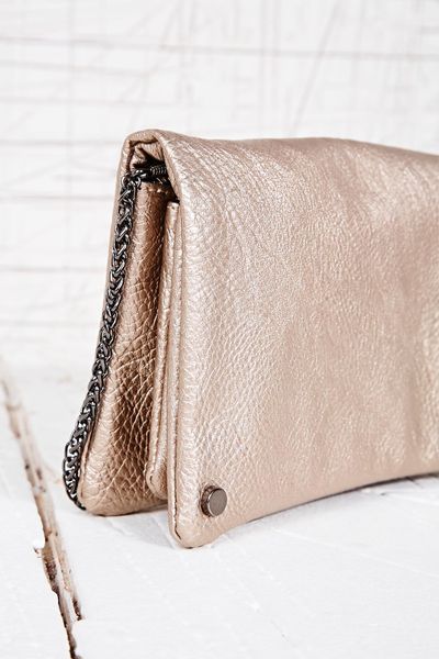 Urban Outfitters Chain Strap Cross Body Bag in Gold