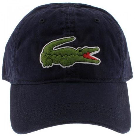 Lacoste Cap Navy In Blue For Men | Lyst