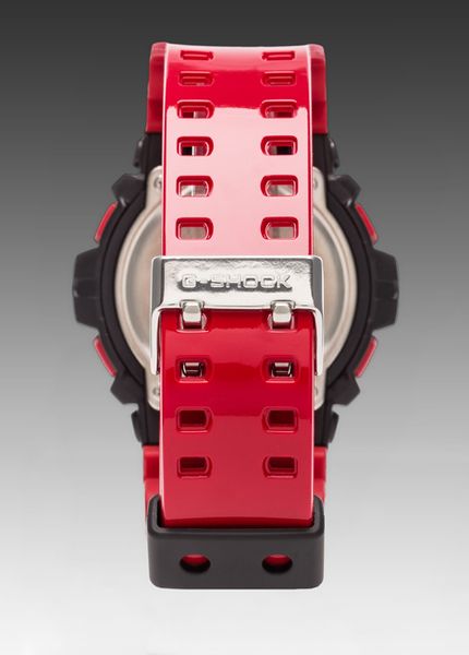 g shock red white