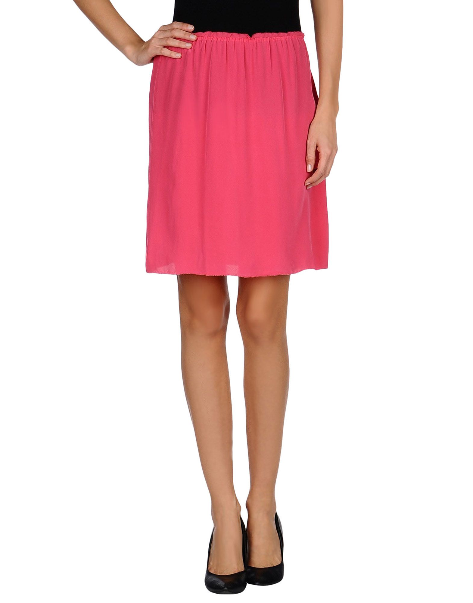 Hartford Knee Length Skirt in Pink (Fuchsia) Lyst