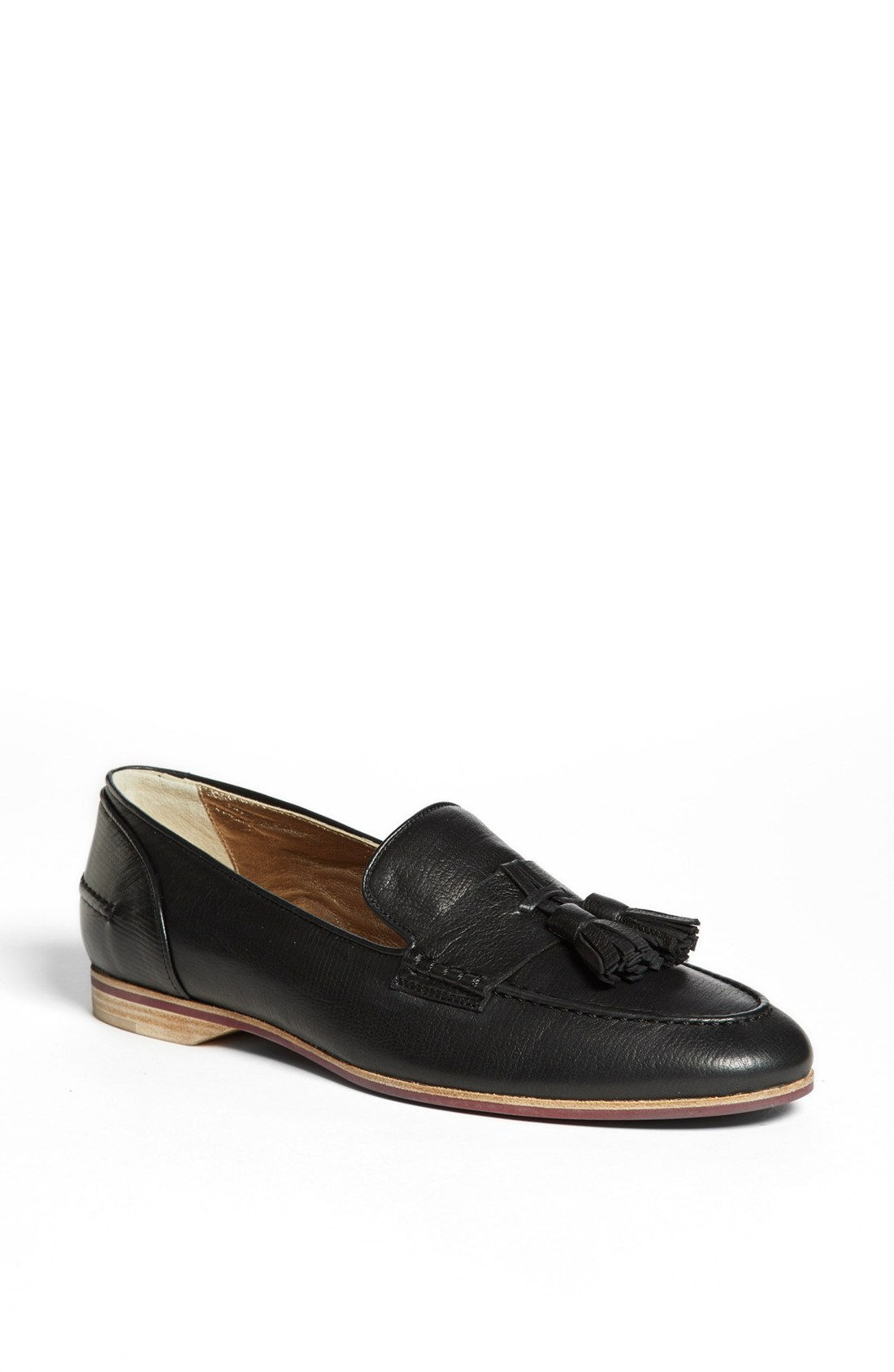 black tassel loafers for lanvin tassel loafer in black lyst black tassel loafers for lanvin tassel loafer in black lyst