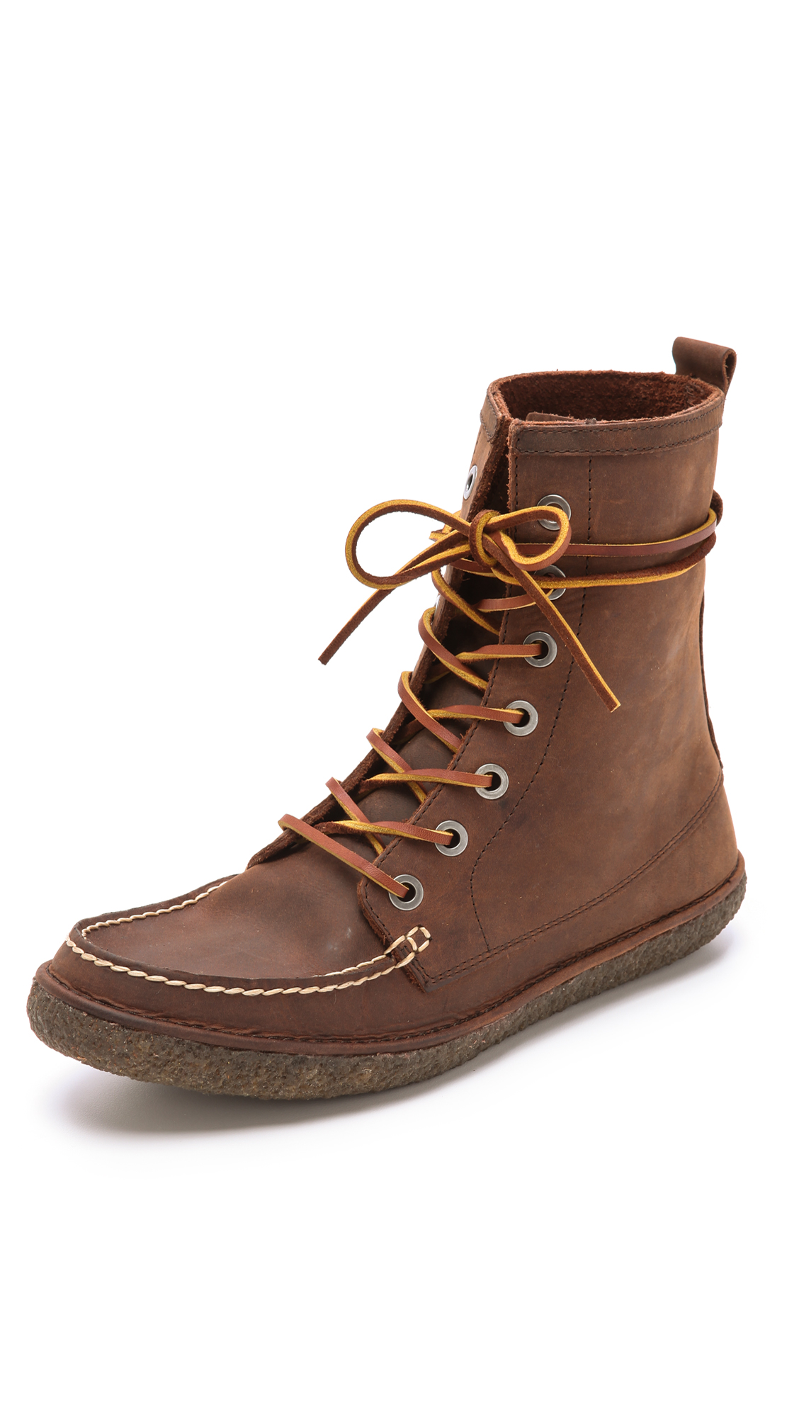 Seavees 7 Eye Trail Boots in Brown for Men (Walnut) Lyst