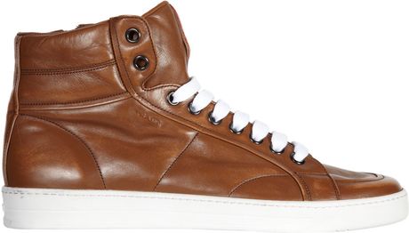 tan high top sneakers
