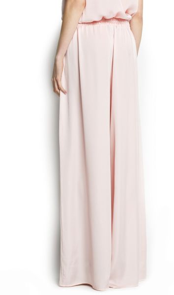 women's blush pink trousers