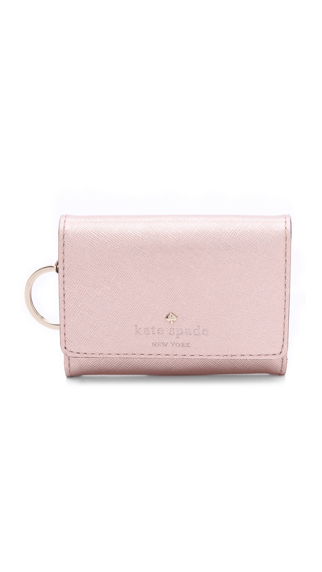 Kate Spade Cherry Lane Darla Wallet in Gold (Rose Gold) | Lyst