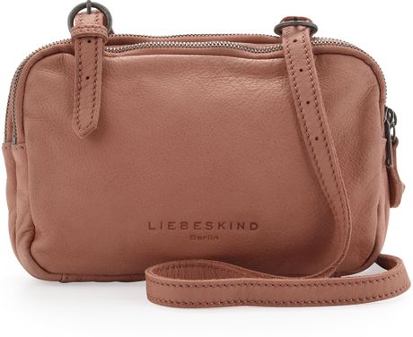 half moon wrinkle effect bag