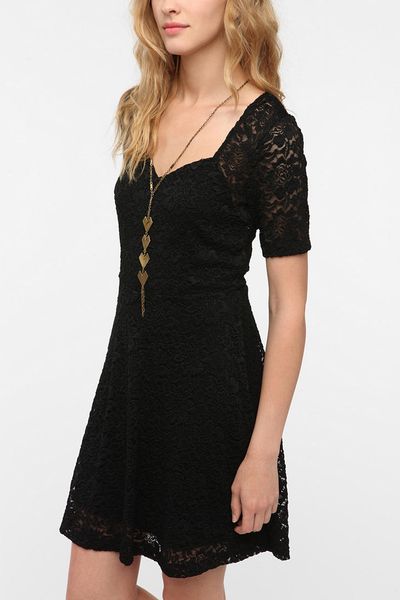 Urban Outfitters Pins and Needles Sweetheart Lace Dress in ...