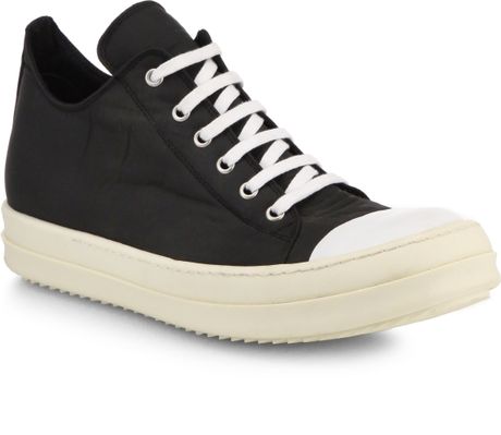rick owens drkshdw ramones canvas