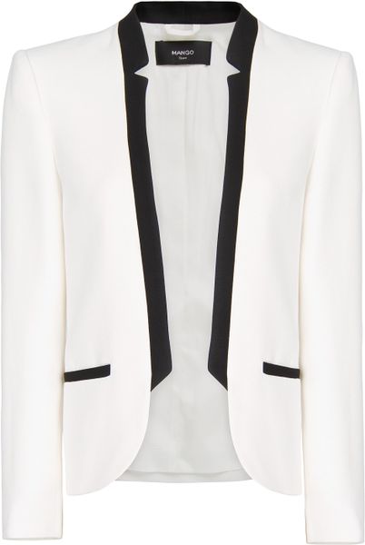 white jacket mango