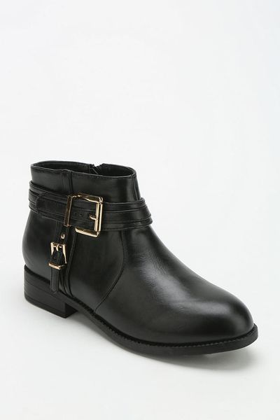 Urban Outfitters Wanted Austwell Buckle Ankle Boot in Black | Lyst